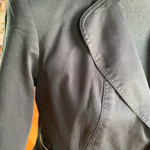 Nine West Tailor Black Jacket Animal Print Apparel - Picture 4 of 12